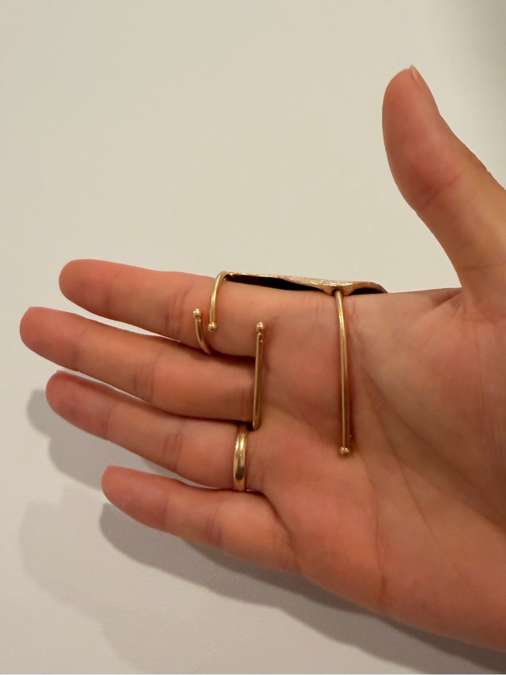 Sculptural Gold Statement Ring - Picture 5 of 8